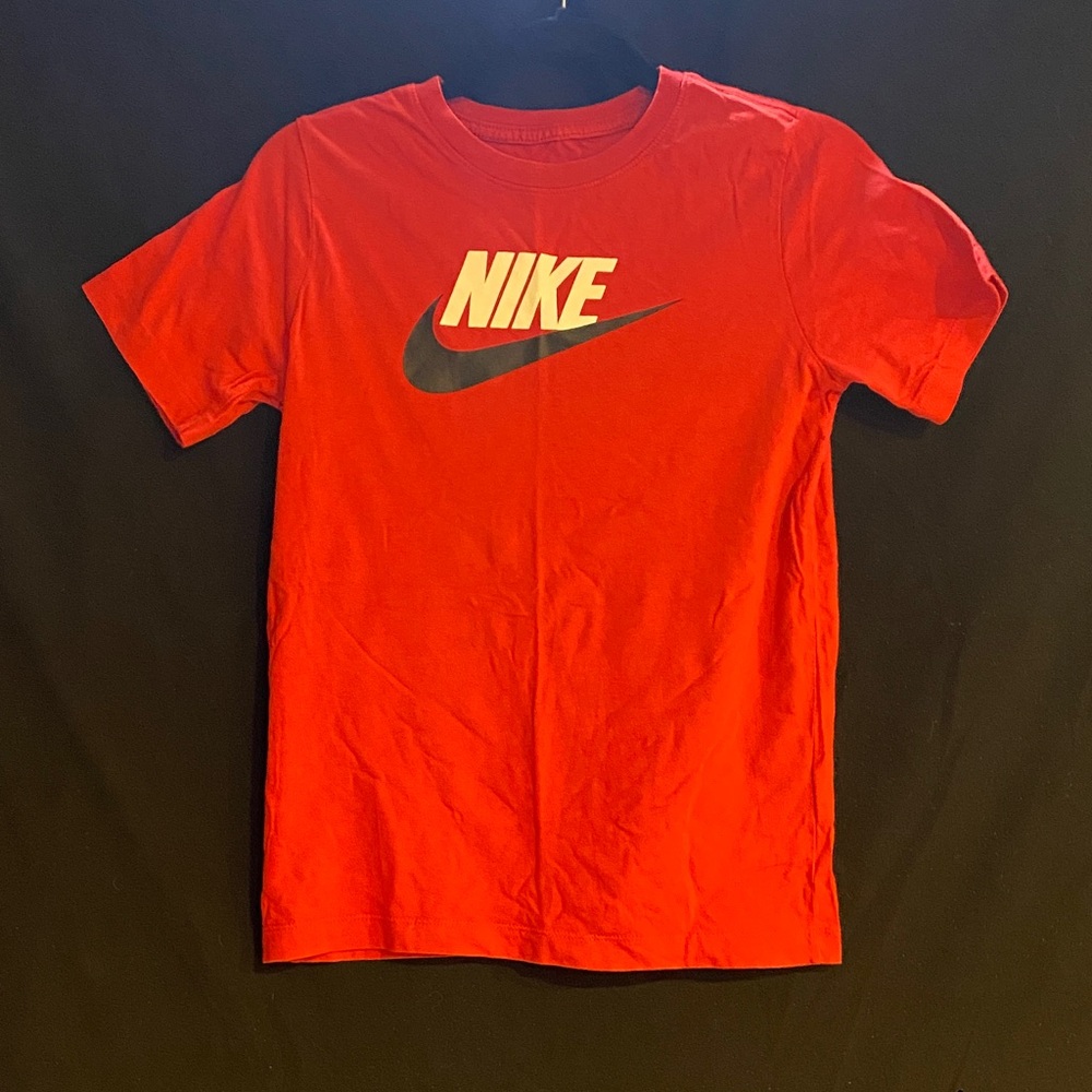 Nike Red Short-Sleeve Logo Tee